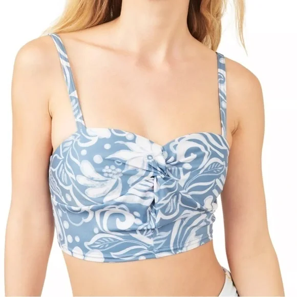 NWT Free People Movement Double Take Printed Crop Tank - Picture 5 of 9